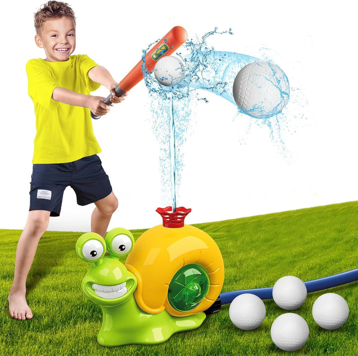 OBEST Wasserspielzeug Sprinkler für Kinder, Wassersprinkler Kinder Outdoor Wasser Baseball mit Schne