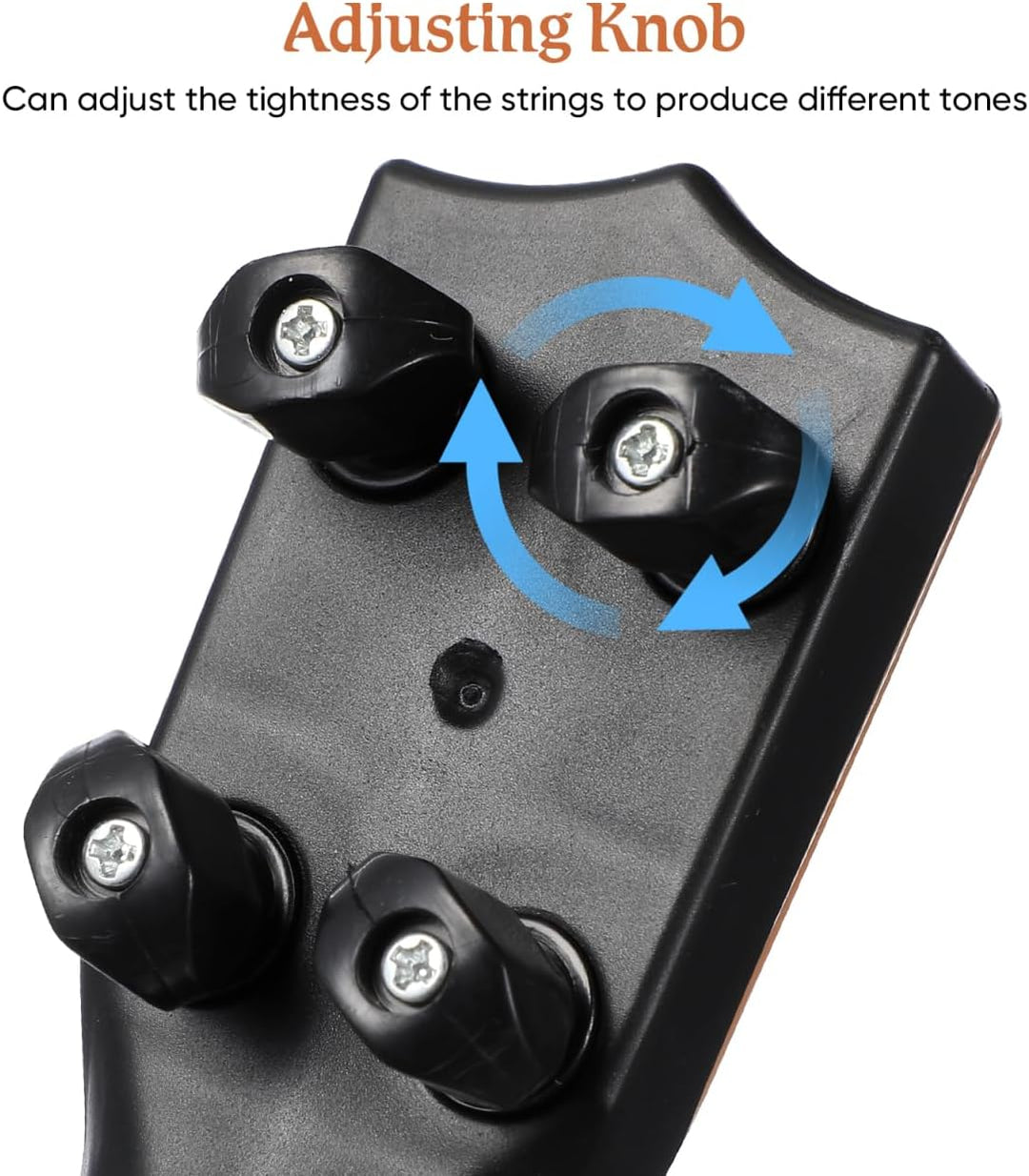 SAFIGLE 25cm Gitarre für Kinder：Mini Kindergitarre Ukulele Spielzeug 4-Saitige Musikgitarre Modell -