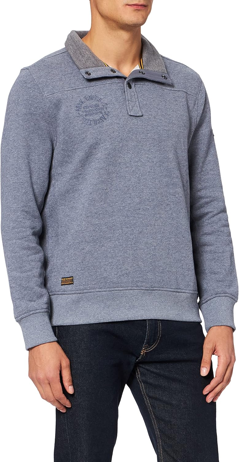 camel active Herren 4093446f14 Pullover S Night Blue, S Night Blue