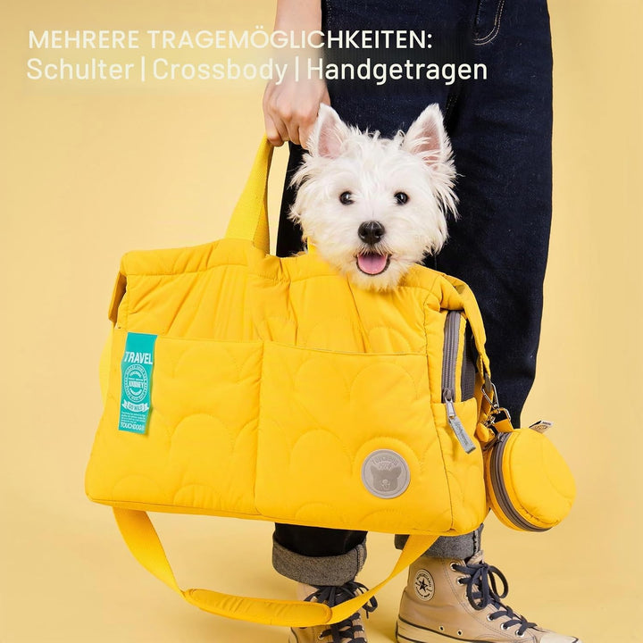 Macaron Cloud Haustiertragetasche für kleine Hunde und Katzen, leichte, tragbare Schulter- und Umhän