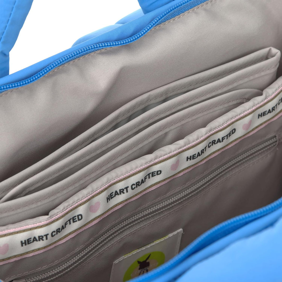 LÄSSIG Rucksack Laptoprucksack mit Laptopfach Minoa Backpack Blue blau