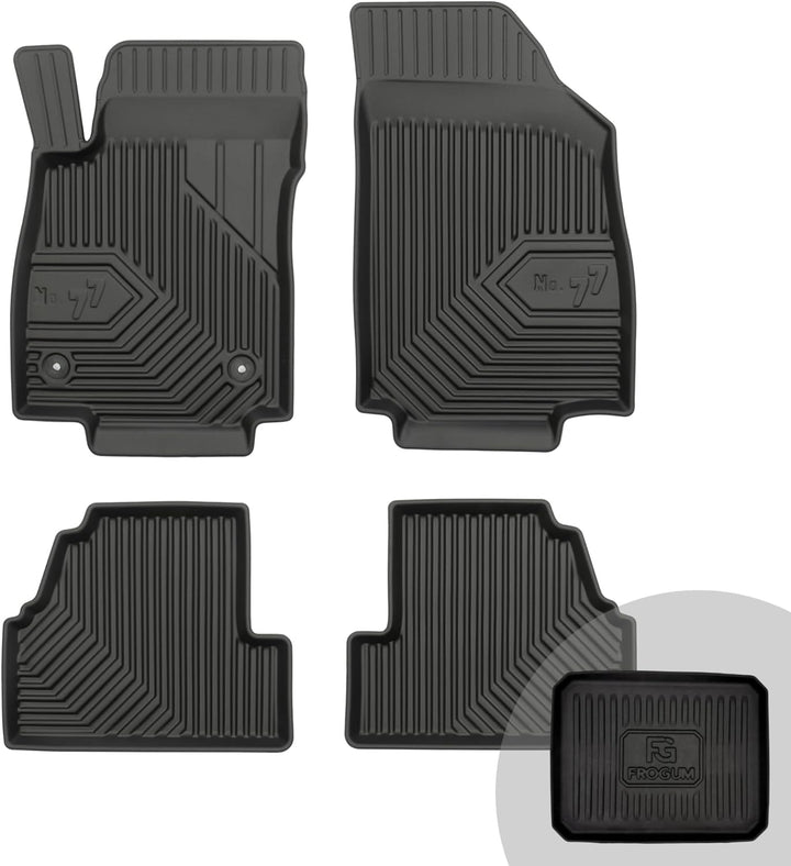 FROGUM No.77 Gummimatten Ganzjahresset von Auto Fussmatten Autofussmatten für Chevrolet Trax 2012-20