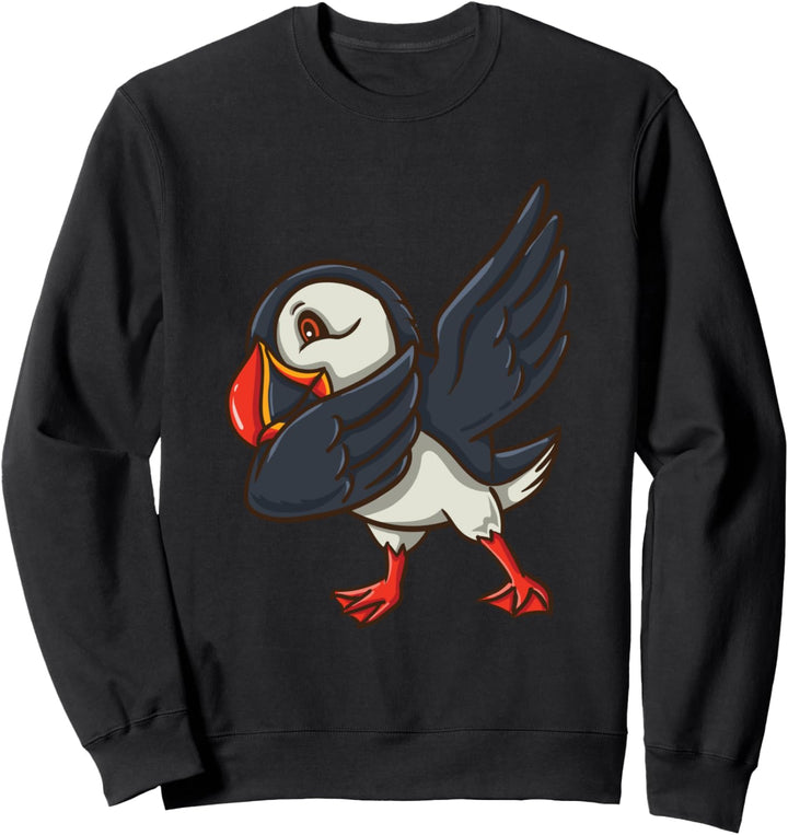 Dabbing Papageientaucher Sweatshirt