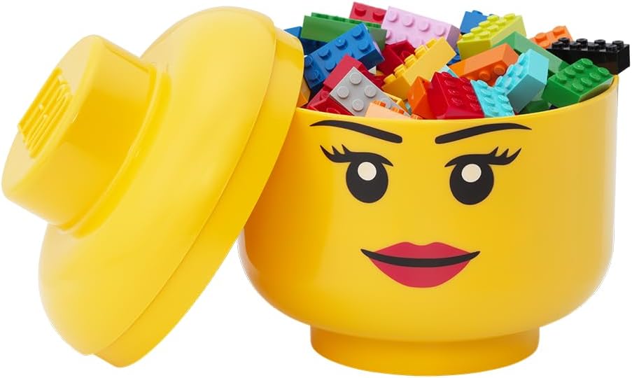 Lego 40311724 Aufbewahrungsbox in Legokopf-Form Mädchen Small, Mädchen Small