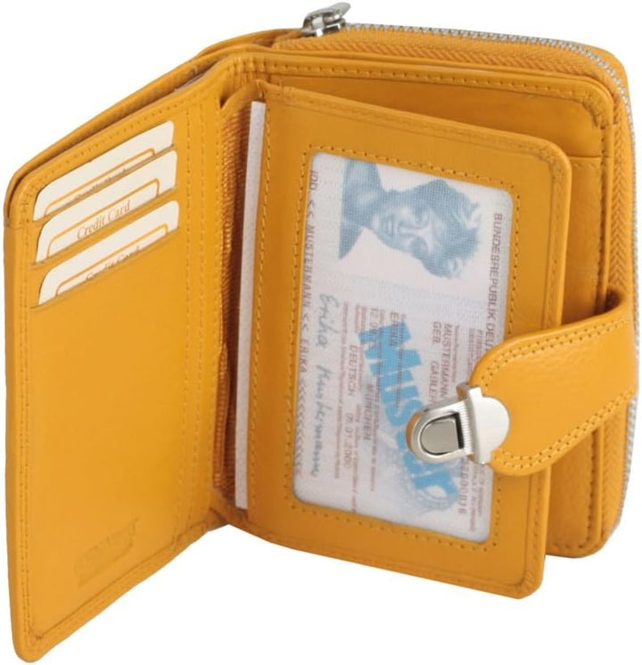 Greenburry Spongy Geldbörse Leder 9 cm