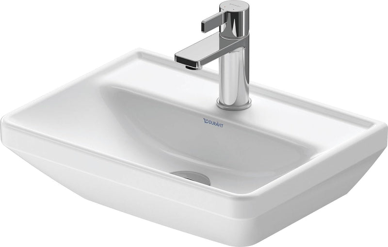 Duravit D-Neo Handwaschbecken, Keramik, Weiss, 45 cm x 33,5 cm, Handwaschbecken