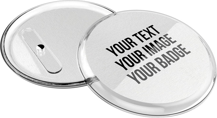 Buttons mit Kühlschrank-Magnet selber machen (56 mm, 50 Stück) – Ansteckbuttons Set mit A4-Buttonpap