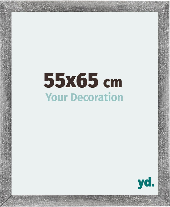 yd. Your Decoration - Bilderrahmen 55x65 cm - Bilderrahmen aus MDF mit Acrylglas - Antireflex - Ausg