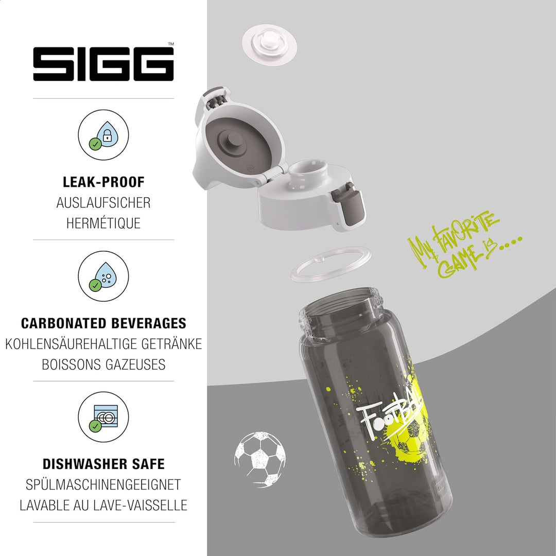 SIGG - Trinkflasche Kinder - Viva One - Kohlensäure Geeignet - Auslaufsicher - Spülmaschinenfest - B