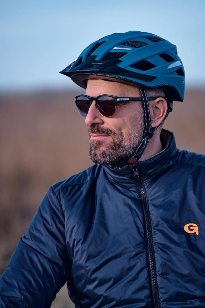 FISCHER Fahrradhelm, Radhelm, Cityhelm Urban Plus, mit integriertem LED-Rücklicht für Damen und Herr