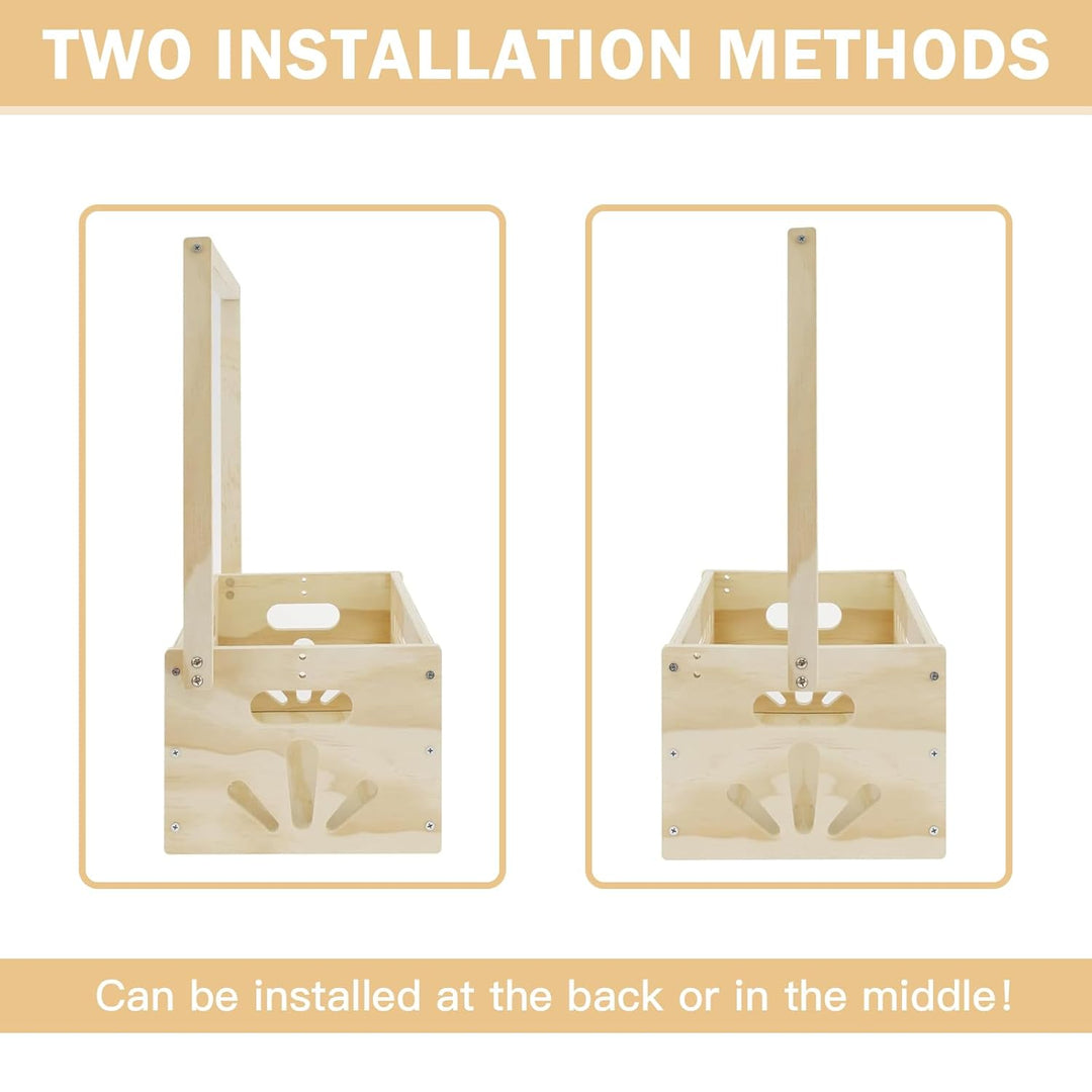 Holz Baby Geschenk Korb für Babyparty, Personalisierte Baby Dusche Kiste Schrank, Geschenkkiste Aufb