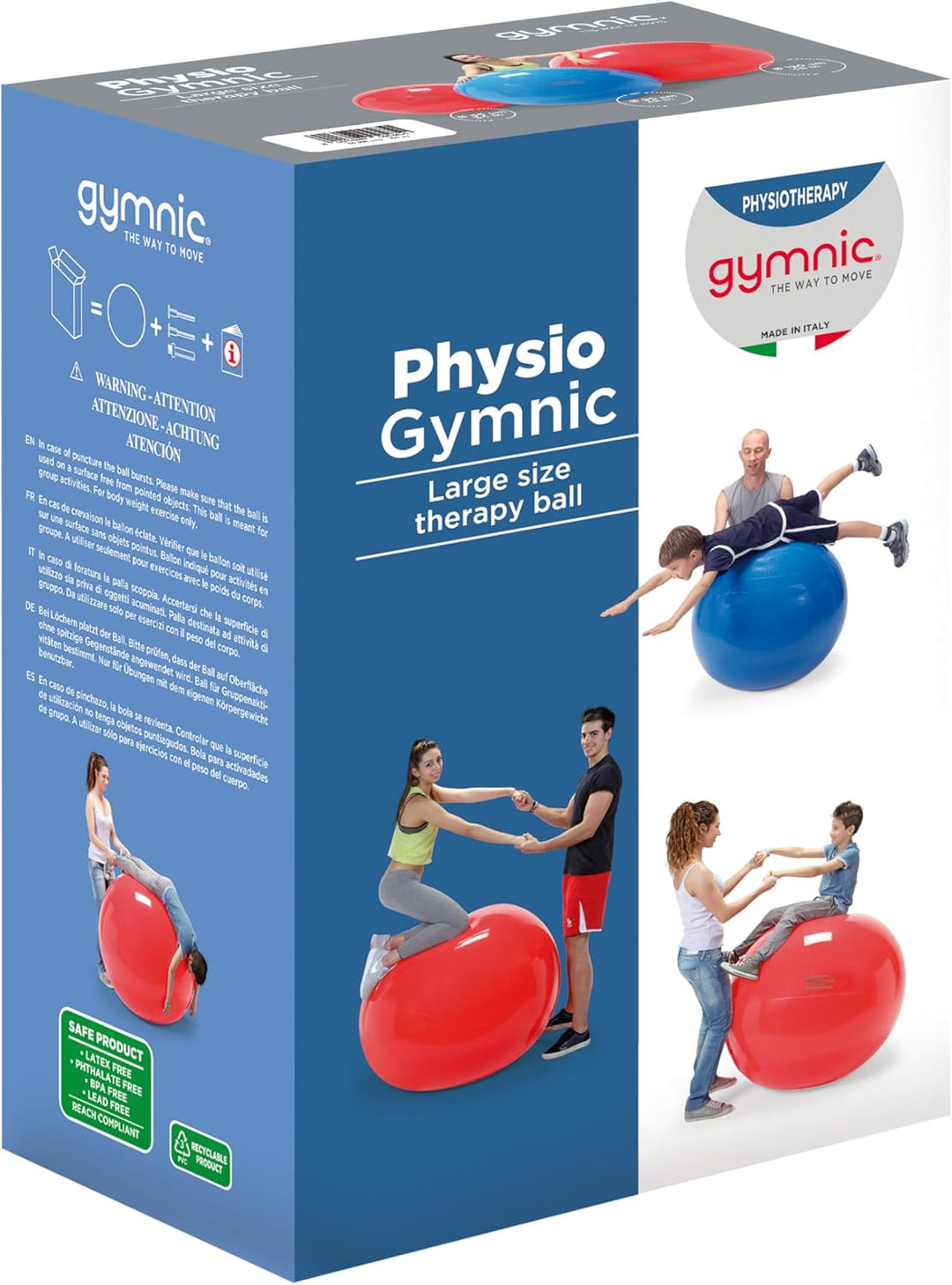 Gymnic-Ball Blau, ø 95 cm, 2.500 g