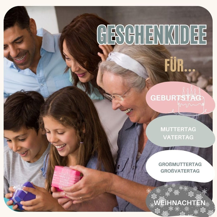 Needle It® - Komplettes Strickset für Anfänger mit Stricknadeln - Strickschal aus Wolle - Geschenkid