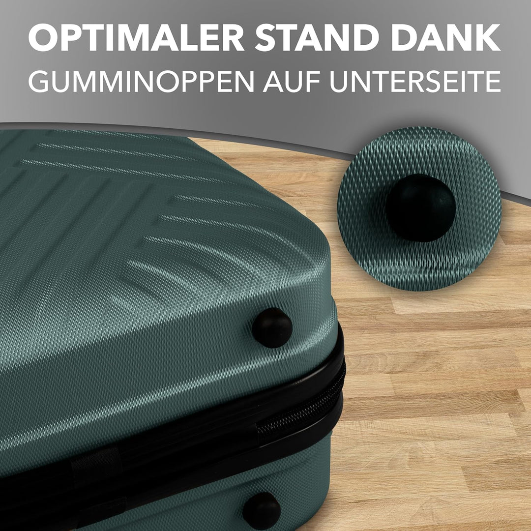 Xonic® Design Kosmetikkoffer aus ABS Hartschale – Robustes Beautycase als Handgepäck - Kosmetiktasch