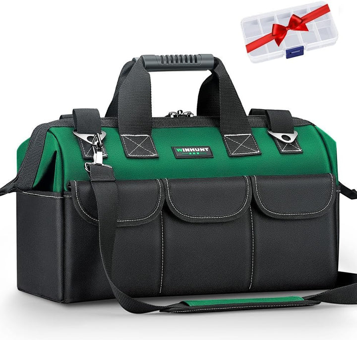 WINHUNT Elektriker Werkzeugtasche Wasserdicht, Profi Werkzeugtasche mit weit geöffnetem Fach & gross
