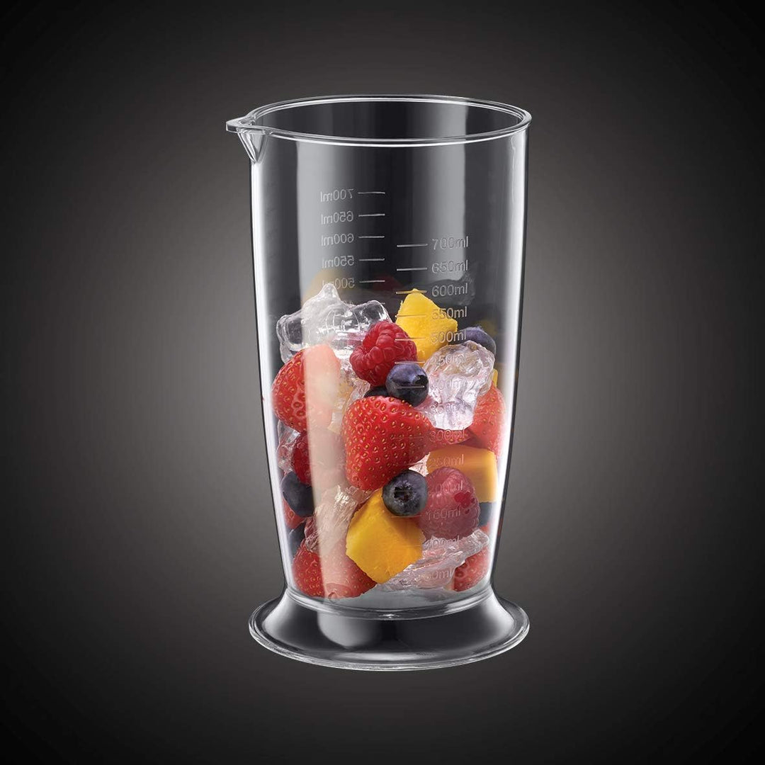 Russell Hobbs Stabmixer [Pürierstab] Desire Rot (2 Geschwindigkeitsstufen, spülmaschinengeeigneter M