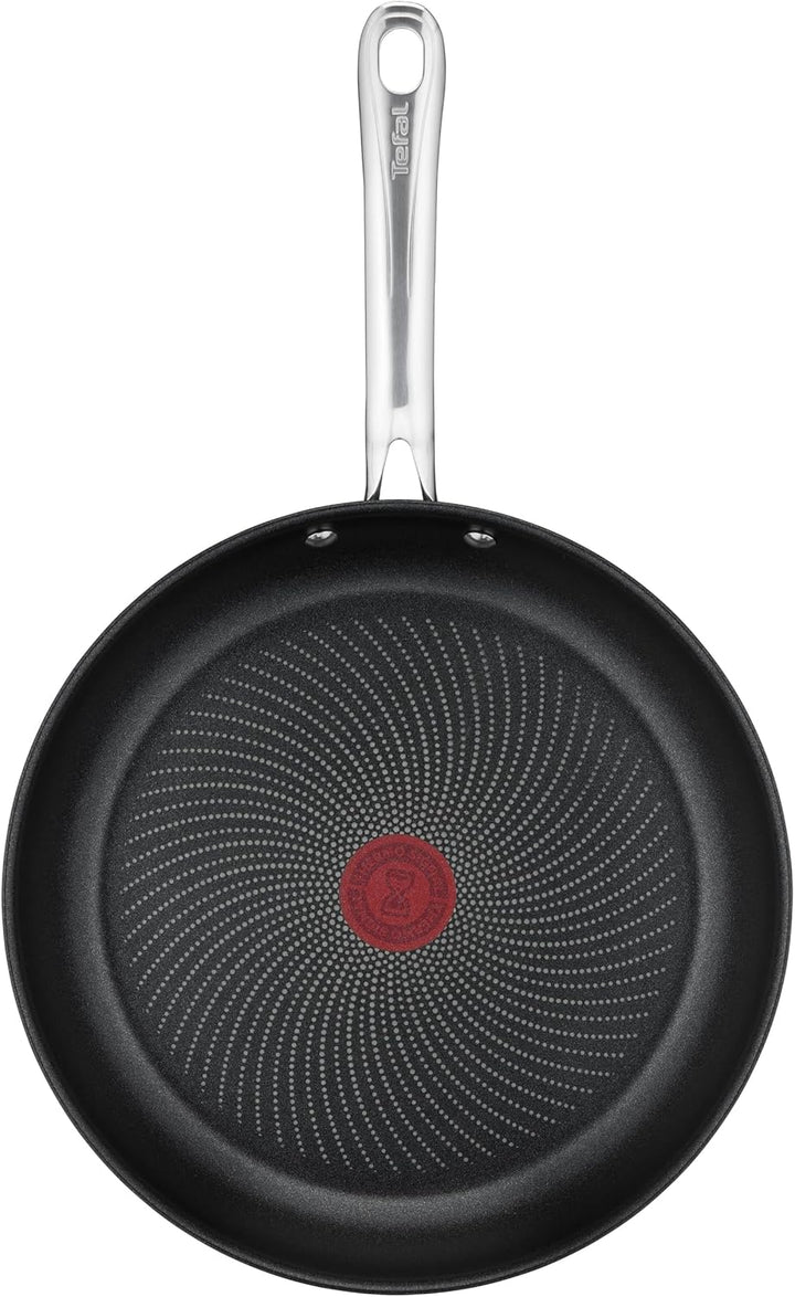 Tefal Infinite Pfanne Induktion 28 cm, Bratpfanne mit Antihaftversiegelung, Thermo-Signal bei ideale