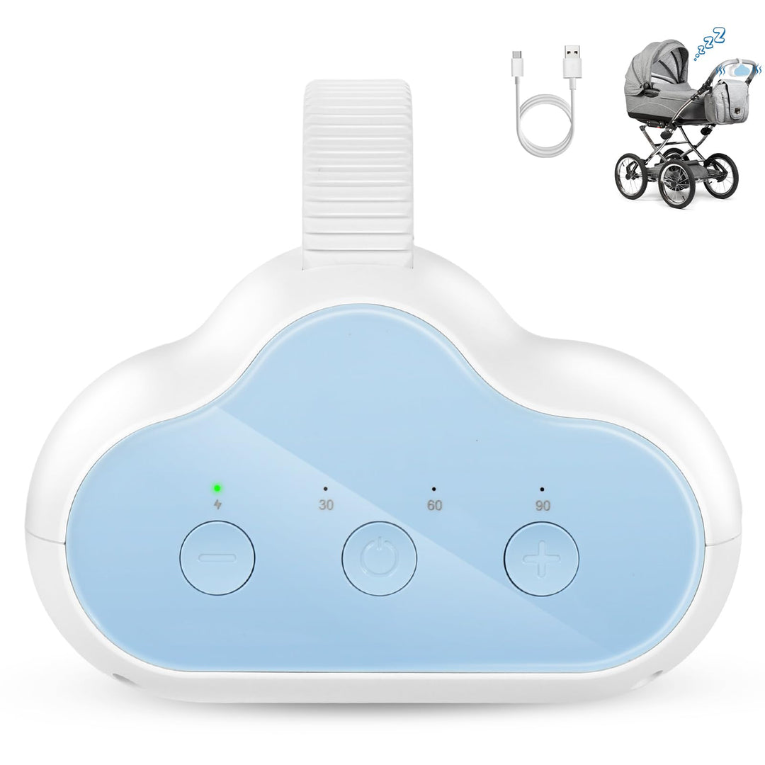 Kinderwagenschaukler, Elektrischer Automatische Babywippe, USB-C Wiederaufladbar Einschlafhilfe Baby