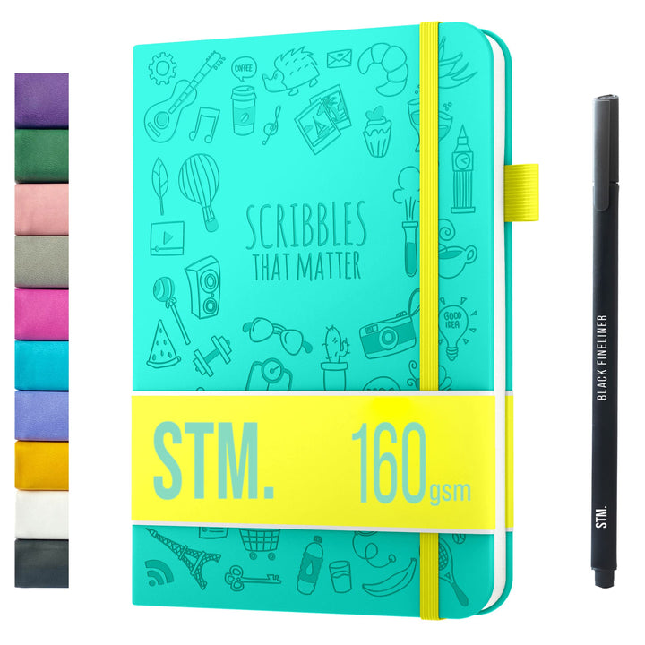 Scribbles That Matter Notizbuch A5 dotted + Free Pen! - Your 150 Seiten Bullet Dotted Journal Auslau