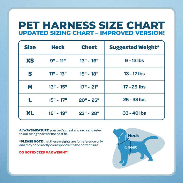 Voyager Verstellbares Hundegeschirr mit Reflektorstreifen by Best Pet Supplies - Strapazierfähige Ga
