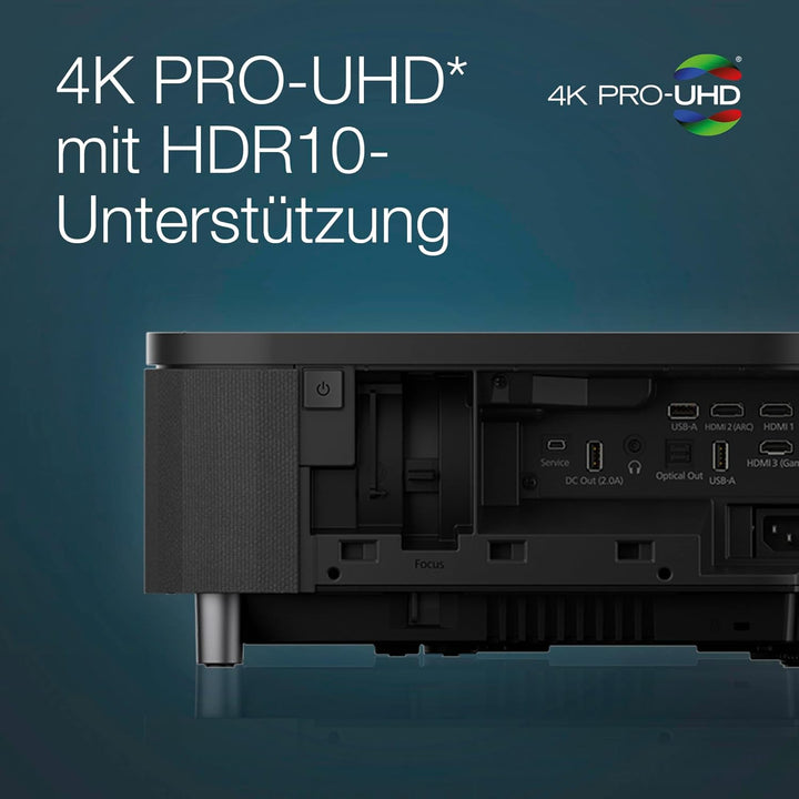 Epson EH-LS800B 4K PRO-UHD Smart Laserprojektor, 4.000 Lumen, bis zu 150-Zoll Bilddiagonale (3,81 m)