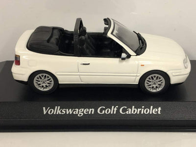 MAXICHAMPS 940058330 1:43 1998 VW Golf 4 Cabriolet-Weiss