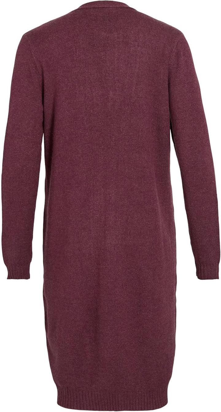 Vila Damen VIRIL Long L/S Knit Cardigan - NOOS 14042770 XS Fig, XS Fig