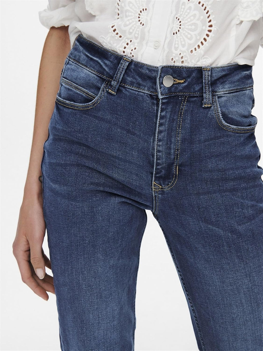 JdY Damen Jeans 25W / 32L Medium Blue Denim, 25W / 32L Medium Blue Denim