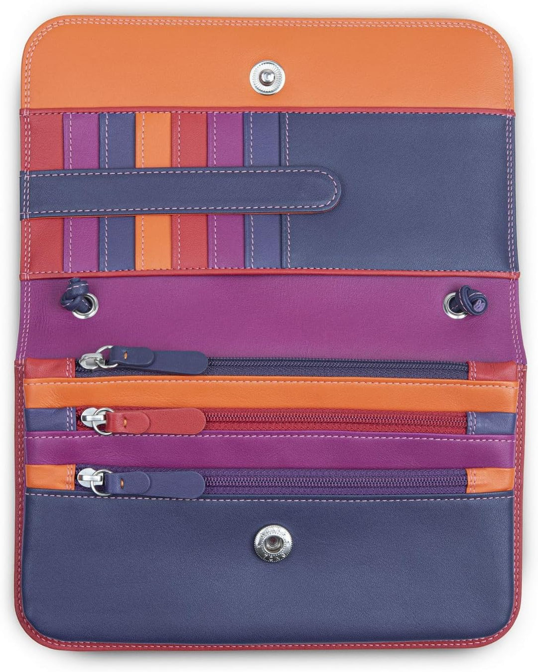 mywalit Unisex Full Flap Multicomp Shlder Clutch Stofftasche 75, 75