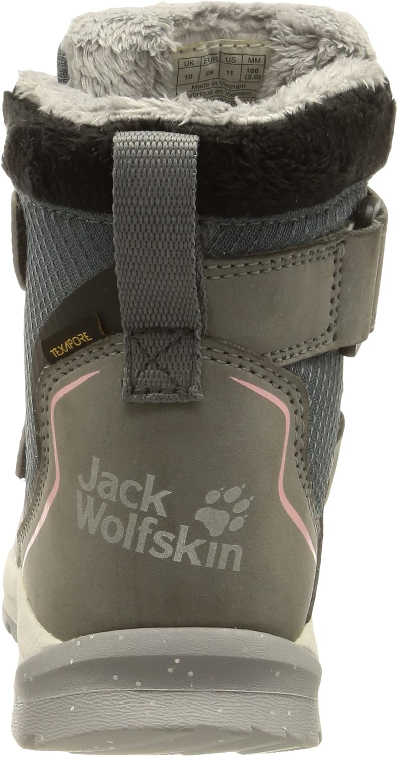Jack Wolfskin Unisex Polar Bear Texapore Mid Vc K Winterstiefel 27 EU Pebble Grey Off White, 27 EU P