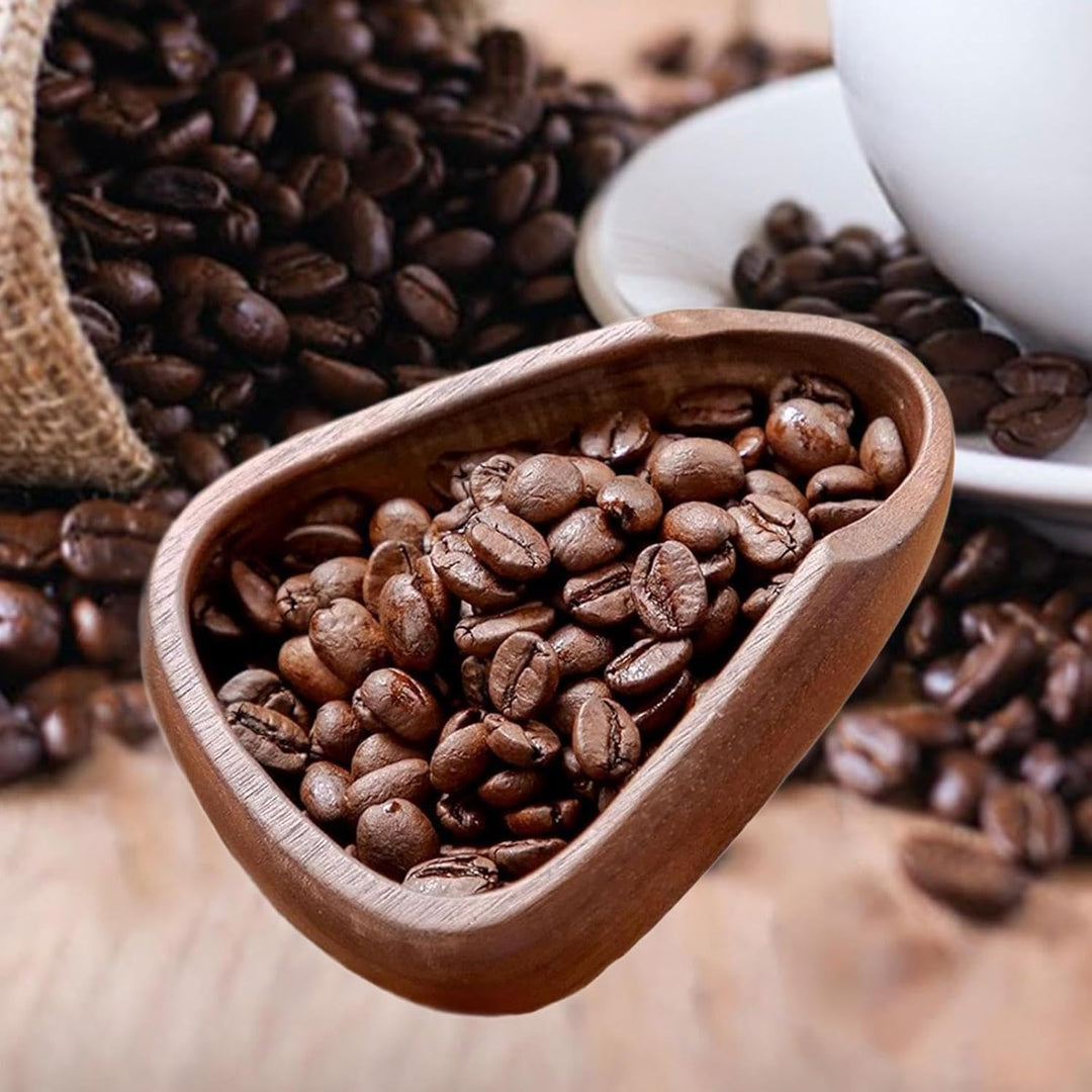 Kaffeebohnenschale aus Holz, Kaffeebohnen-Dosierbecher, Teezubehör, Mehrzweck-Kaffeebohnenbehälter m