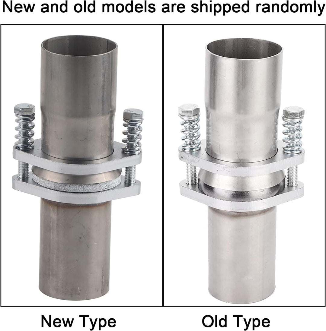 Flansch Auspuff, Universal 2.5in Stahl Quick Fix Auspuff Federbolzen Flansch Reparaturrohr Kit