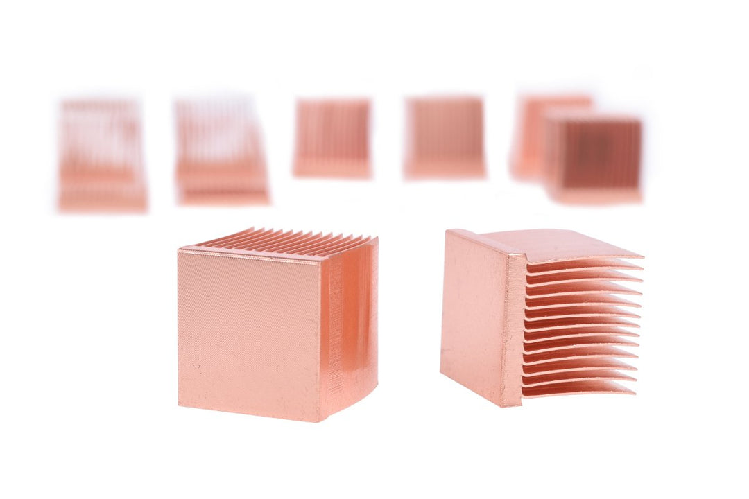 Alphacool 17427 GPU RAM Copper Heatsinks 14x14mm - 10 STK. Luftkühlung Passivkühler