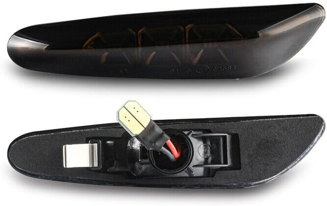 RECAMBO Led Seitenblinker kompatibel mit BMW 1er | E81, E82, E87, E88 | CAN-Bus Fehlerfrei | SMD - E