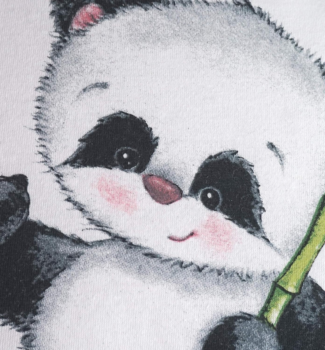 Baby-Schlafsack Motiv Panda - ganzjährig - umlaufender Reissverschluss Druckknopf (70 cm) 70 cm (1er