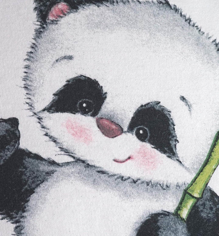 Baby-Schlafsack Motiv Panda - ganzjährig - umlaufender Reissverschluss Druckknopf (70 cm) 70 cm (1er