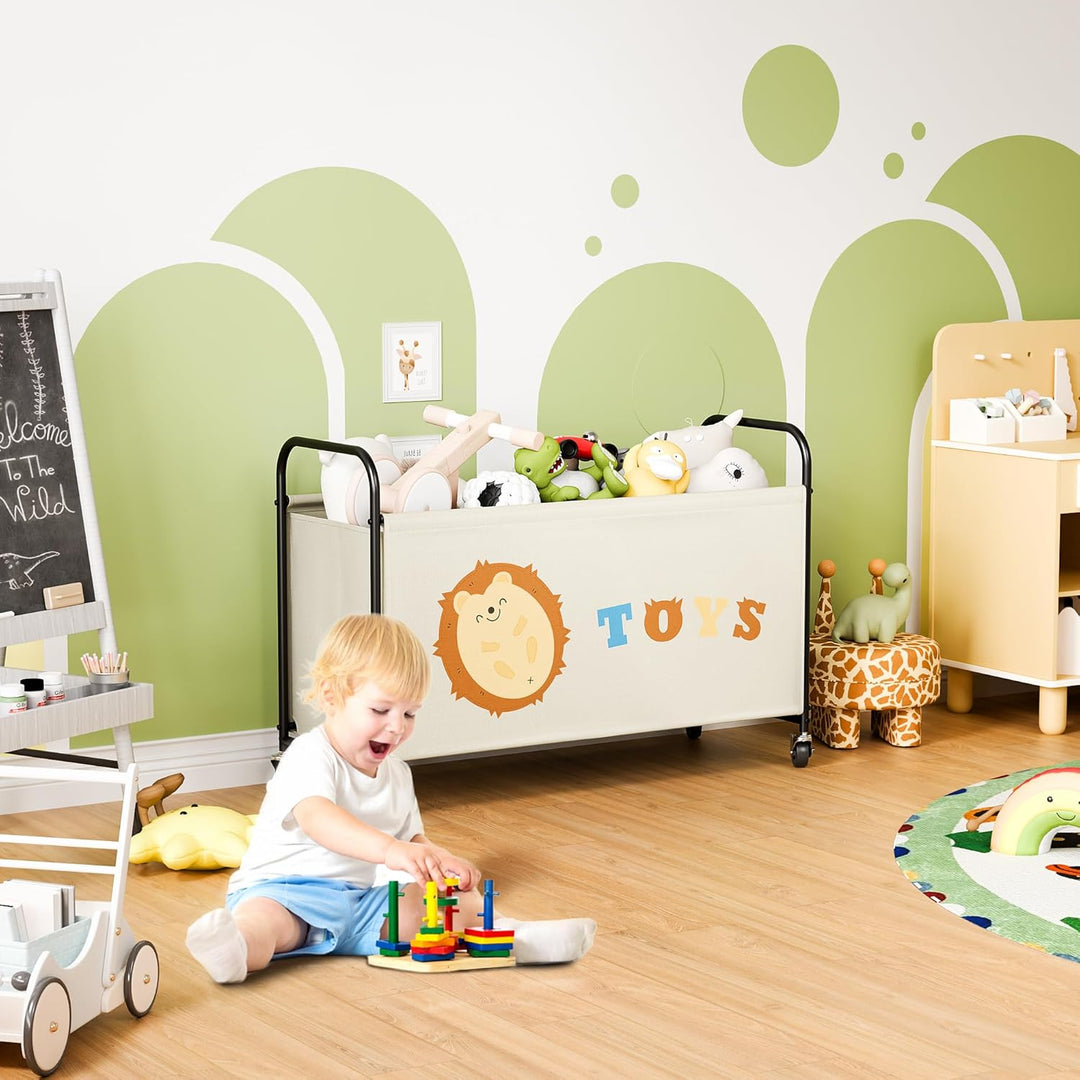 GRANNY SAYS Spielzeugkiste mit Rollen, Extra Gross Aufbewahrungsbox Kinder, Spielzeug Aufbewahrungsb