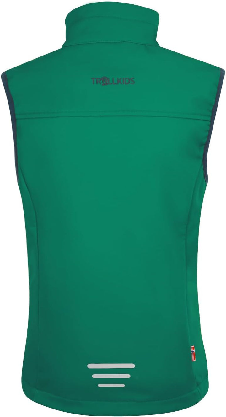 Trollkids Trollfjord Weste 92 Pfeffergrün/Marineblau, 92 Pfeffergrün/Marineblau
