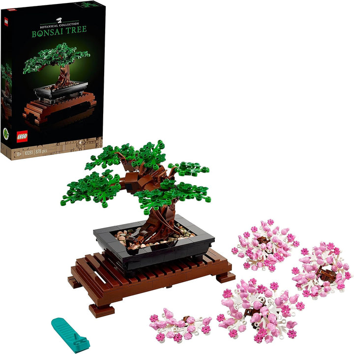 LEGO 21042 Architecture Freiheitsstatue, Modell zum Bauen, New York Souvenir & 10281 Bonsai Baum, Ku