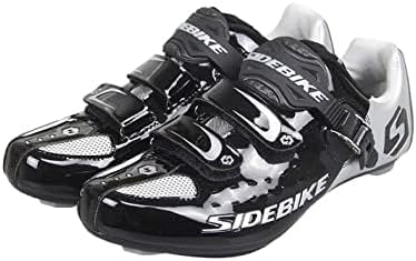 Msport Radfahren Schuhe für Rennrad,Rennradschuhe atmungsaktiv, Fahrradschuhe für Herren/Damen 46 EU