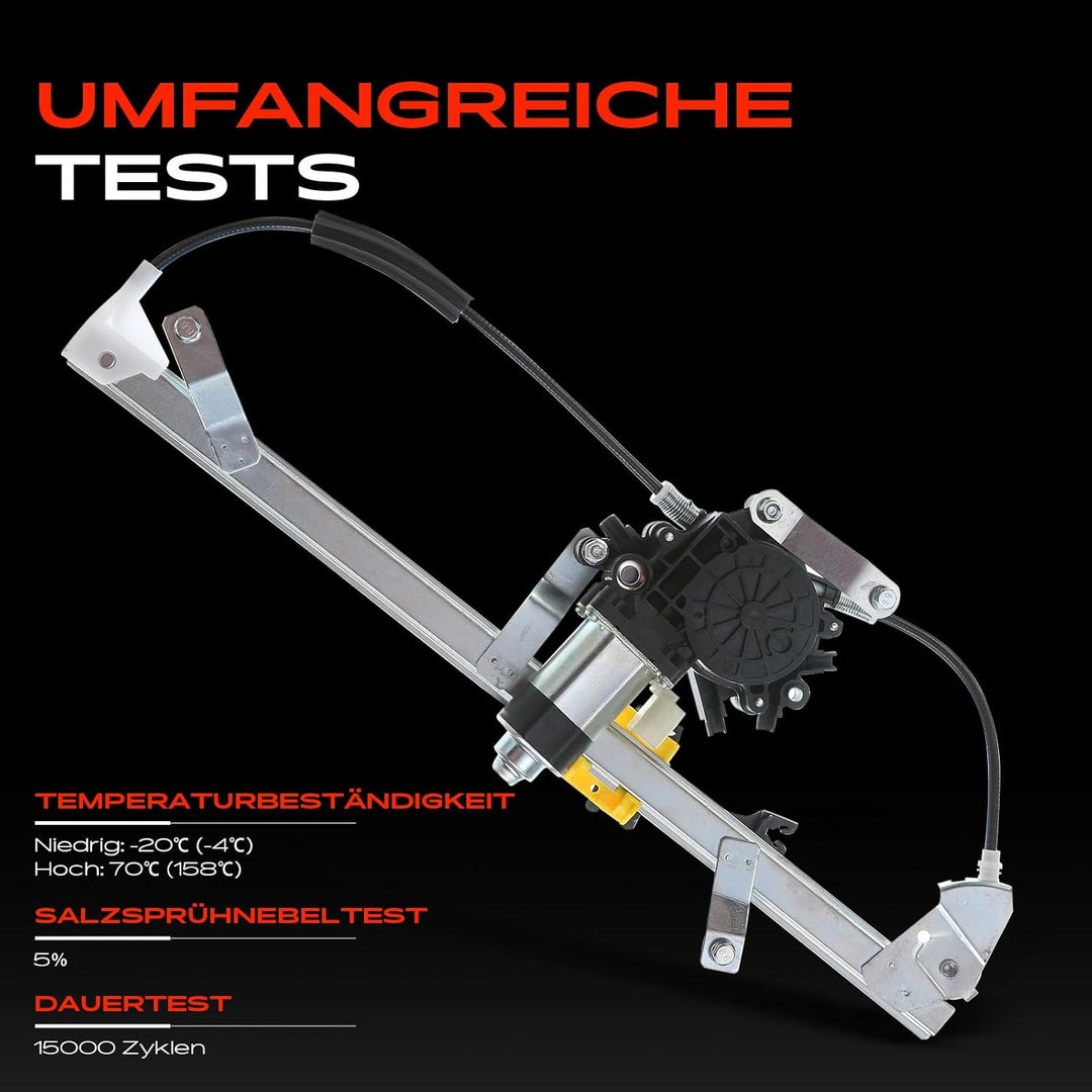 Frankberg 1x Fensterheber mit Motor Vorne Links Kompatibel mit 155 167 1992-1997 Tempra 159 1990-199