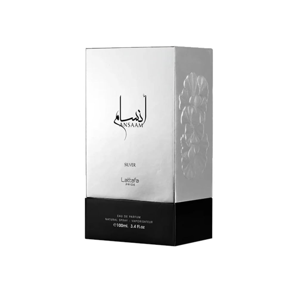 Lattafa Pride, Ansaam Silver, Eau de Parfum, Unisexduft, 100 ml