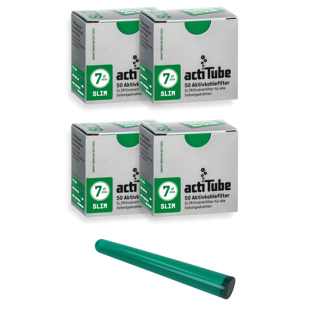 actiTube Aktivkohlefilter, Silber, M, M