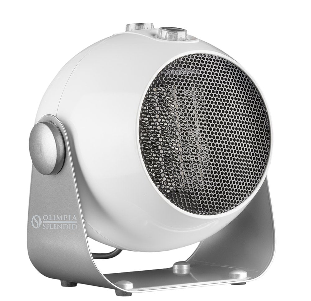 Olimpia Splendid 99447 Caldodesign Keramik Heizlüfter 1800 W, 50 m³, Weiss, Weiss