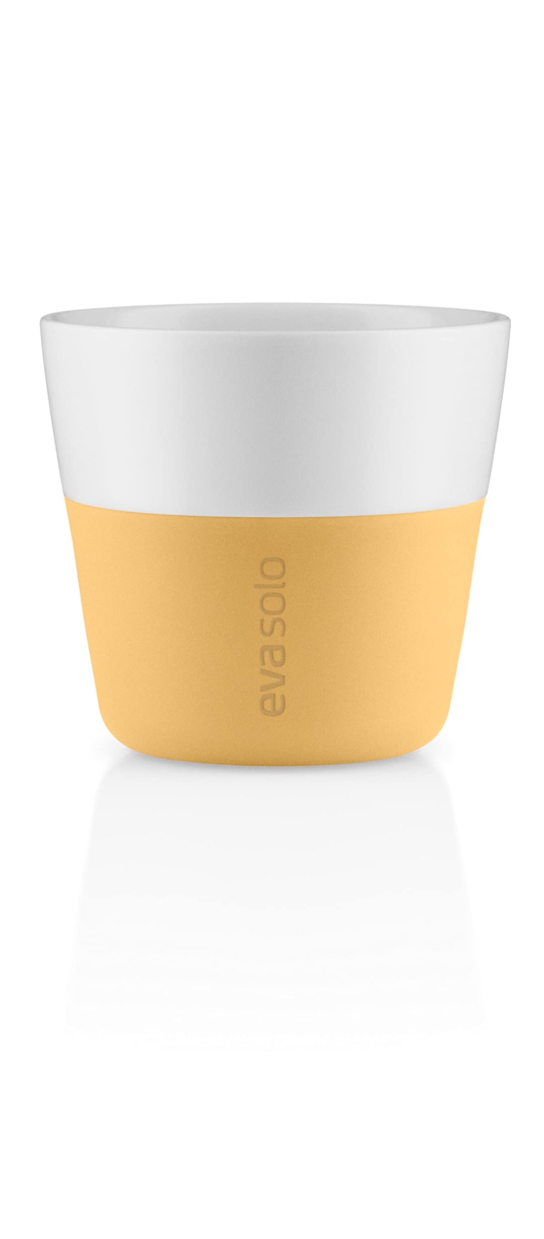 EVA SOLO | 2 Lungo-Becher Golden Sand | Gut zu halten durch Silikonbeschichtung | Golden Sand 230 mi