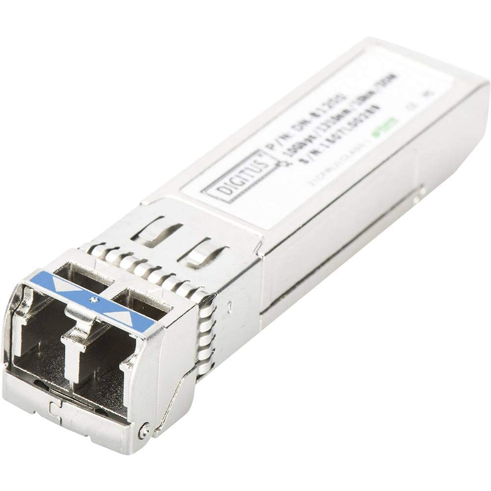 DIGITUS 10 Gbit Universal SFP+ Modul, Mini GBIC, Multimode, LC Duplex, 850 nm, 300 Meter, 10 Gbit/s