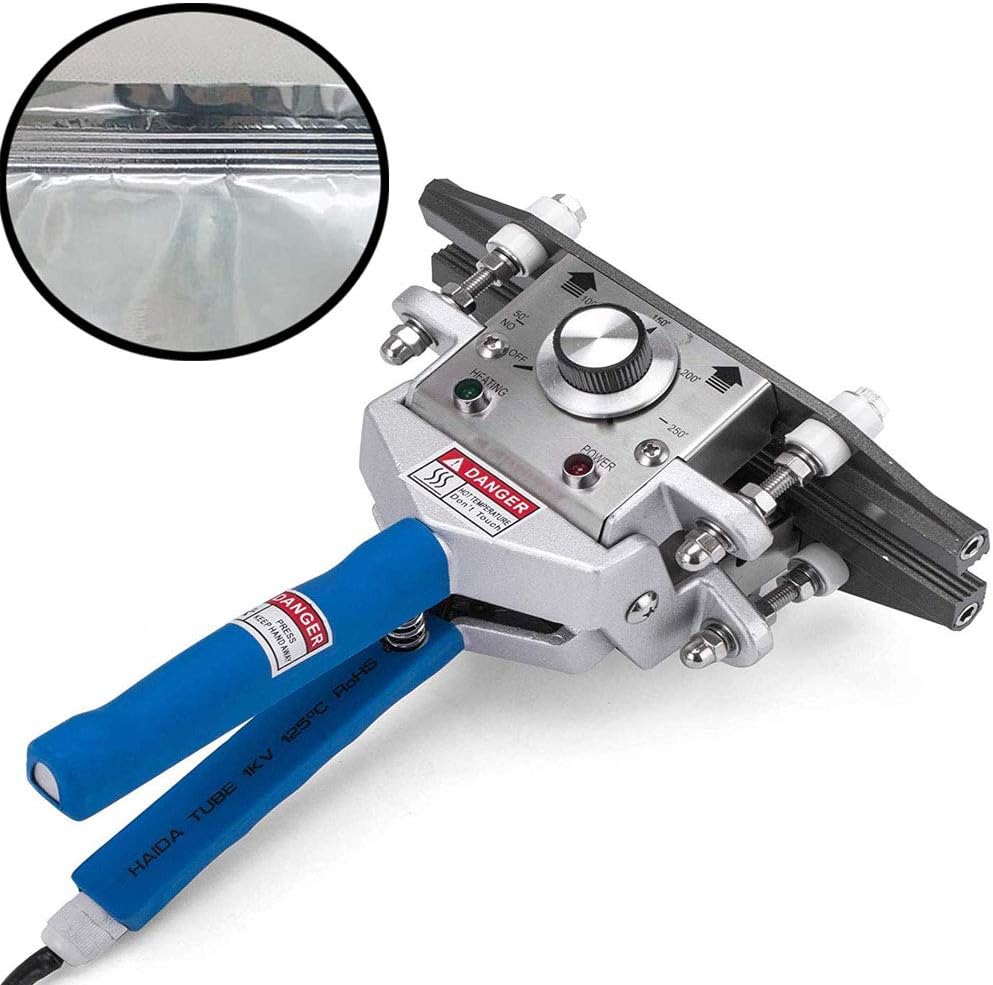 Seababyhouse Handheld Crimp Heisssiegelgerät Beutel Crimpen Heisssiegelgerät Aluminiumfolie Kraft Di