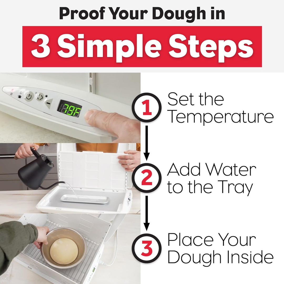 Brod and Taylor Regal-Set, Edelstahl Proofer and Slow Cooker weiss, Proofer and Slow Cooker