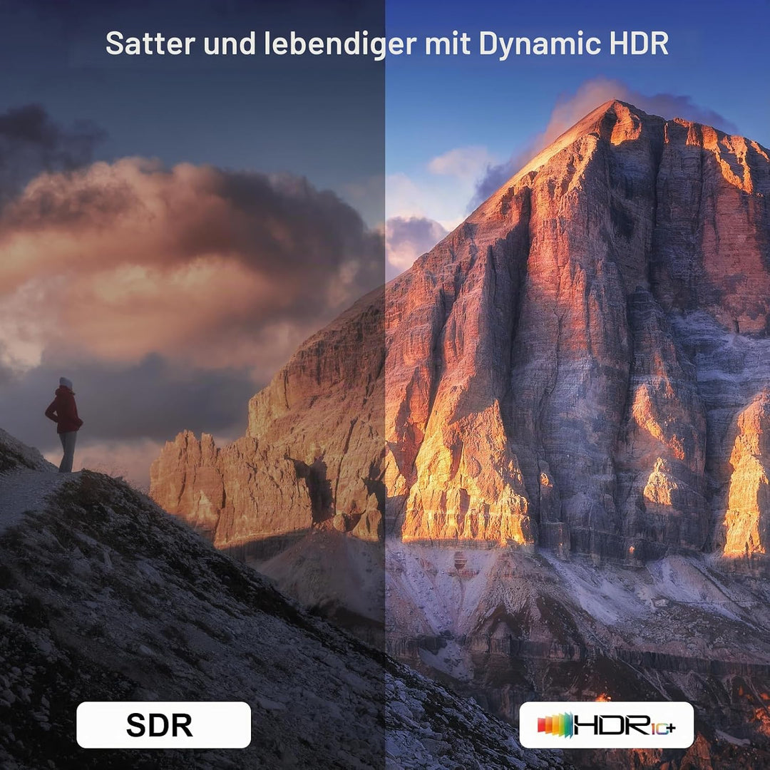 BENFEI 8K HDMI 2.1 Glasfaser kabel 30M–8K@60Hz, 4K@240Hz, 48Gbps High Speed, CL3 (wandtauglich), mit