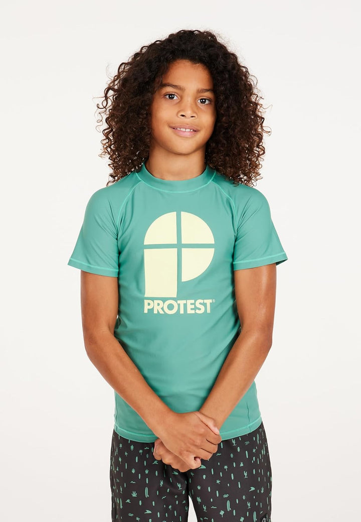 Protest Jungen Surf-t-Shirt PRTBERENT JR 176 Frosty Green, 176 Frosty Green